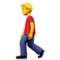 Man Walking emoji on Apple
